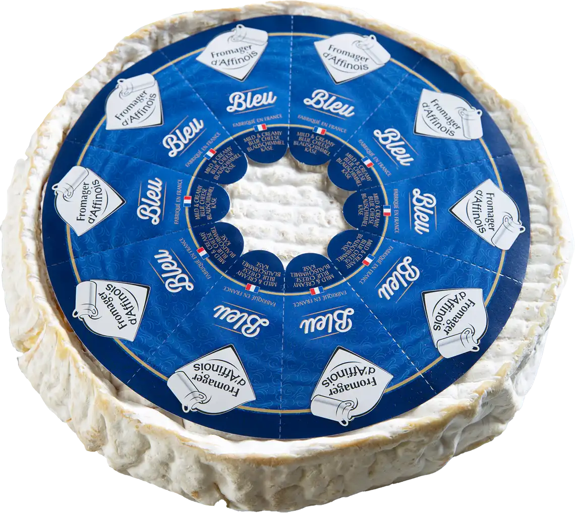 Сир Fromager d'Affinois з блакитною цвіллю 71%, ваговий