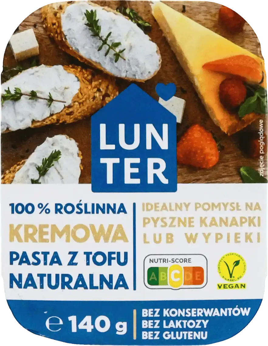 Паста Lunter Тофу натуральна веганська 140 г