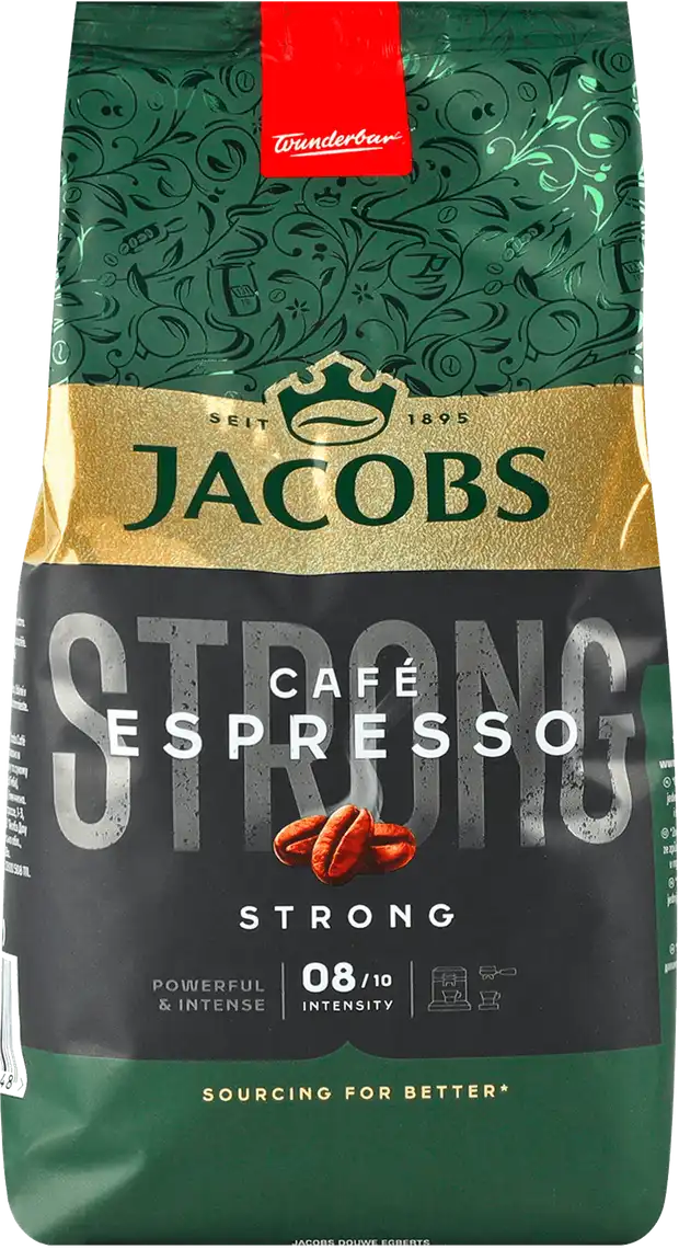 Кава в зернах Jacobs Espresso натуральна смажена 500 г