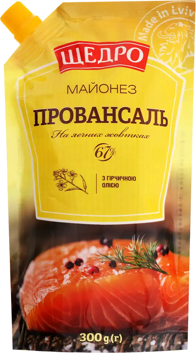 Майонез Щедро Провансаль 67% 300 г
