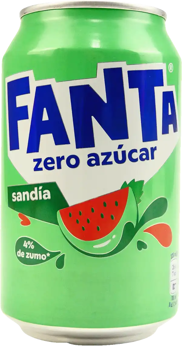 Напій Fanta Кавун та М'ята безалкогольний газований без цукру 330 мл