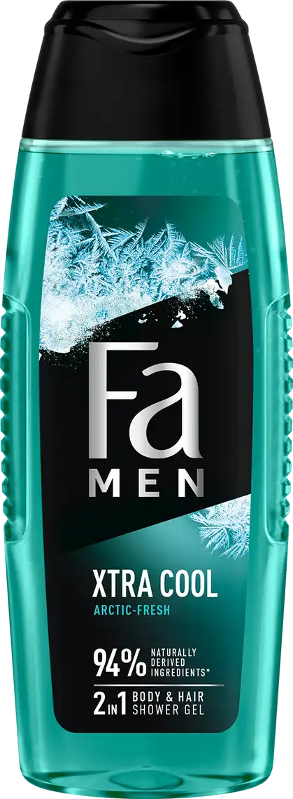 Гель для душу Fa Men Extreme Cool для тіла та волосся 250 мл