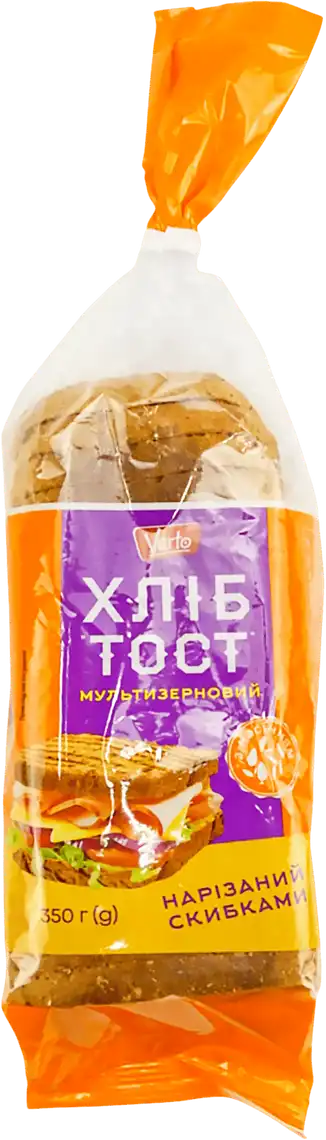 Хліб Varto Тост мультизерновий нарізаний 350 г