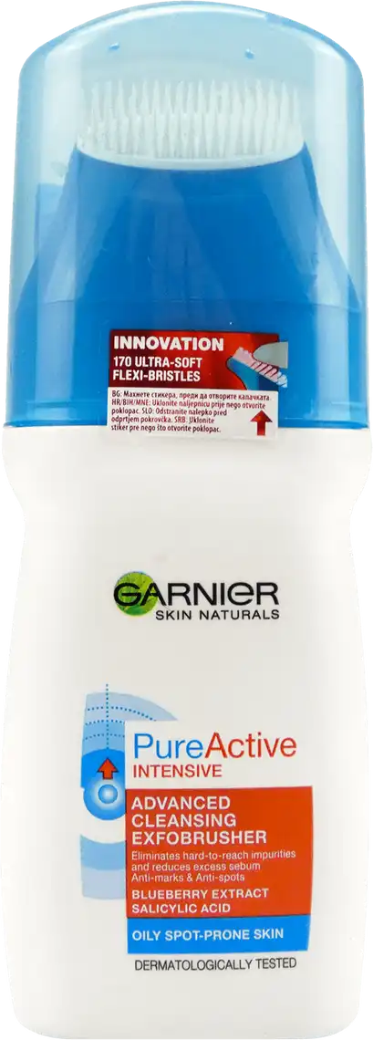 Гель зі щіткою Garnier Skin Naturals Ексфо Про Чиста Шкіра Актив, 150 мл