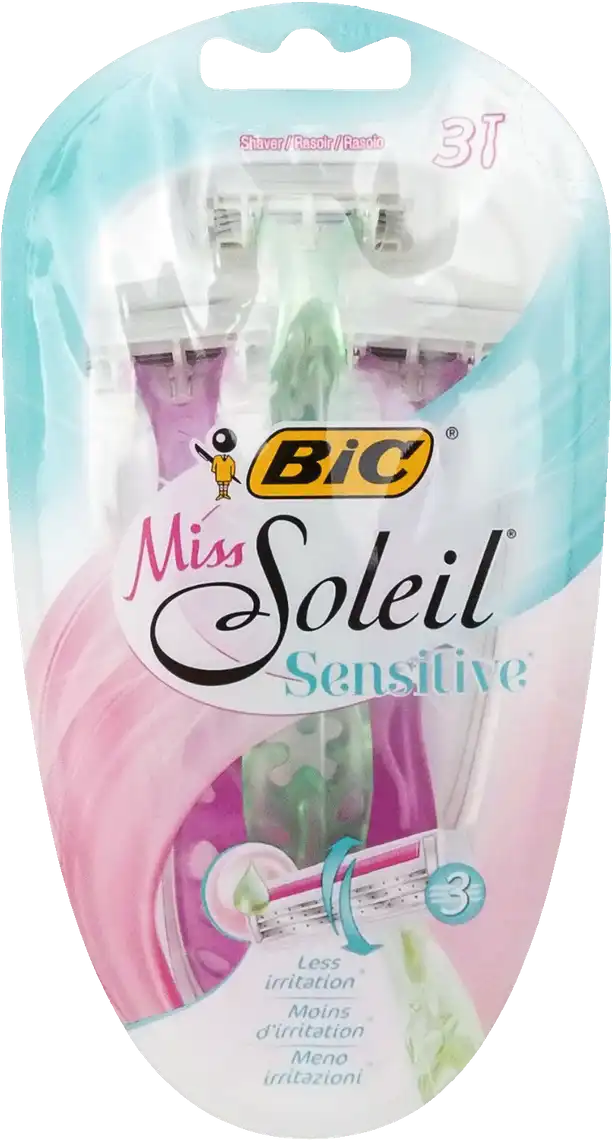 Станок для гоління Bic Miss Soleil Sensitive жіночий одноразовий 3 шт