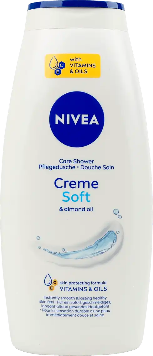Гель-догляд для душу NIVEA Creme Soft і мигдалева олія 750 мл