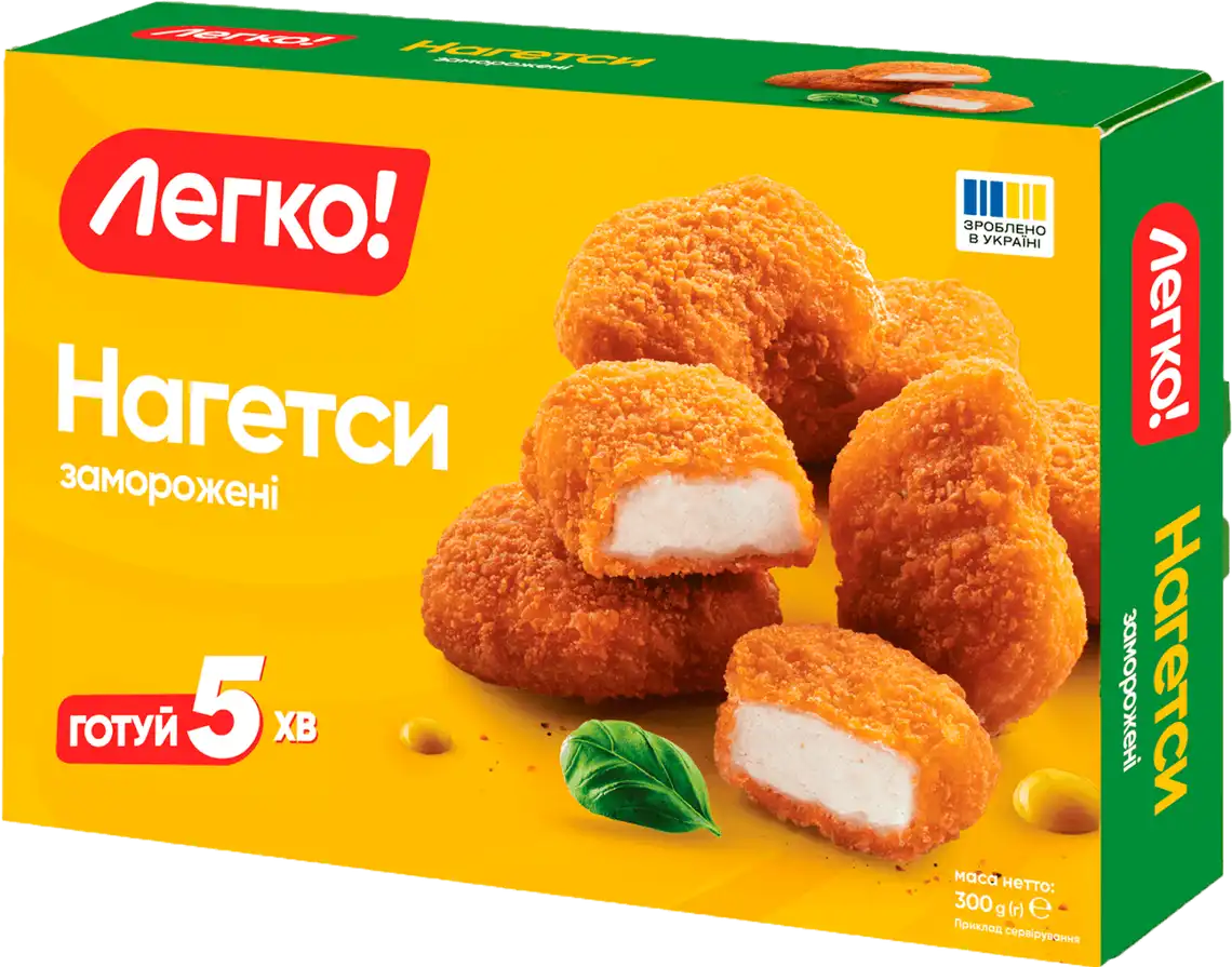 Нагетси Легко! курячі заморожені 300 г