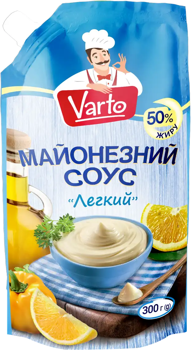Майонезний соус Varto Легкий 50% 300 г