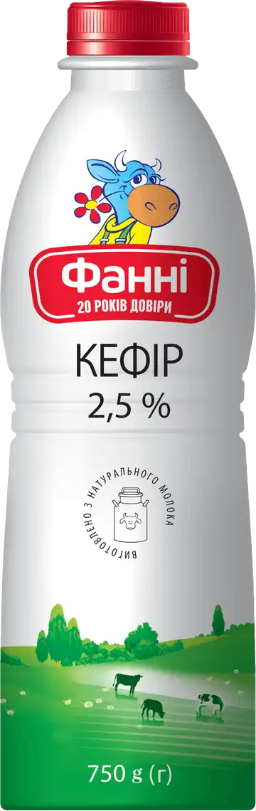 Кефір Фанні 2.5% 750 г