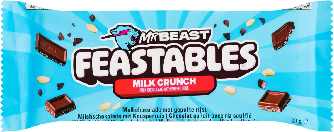 Шоколад Feastables Mr Beast з повітряним рисом 60 г