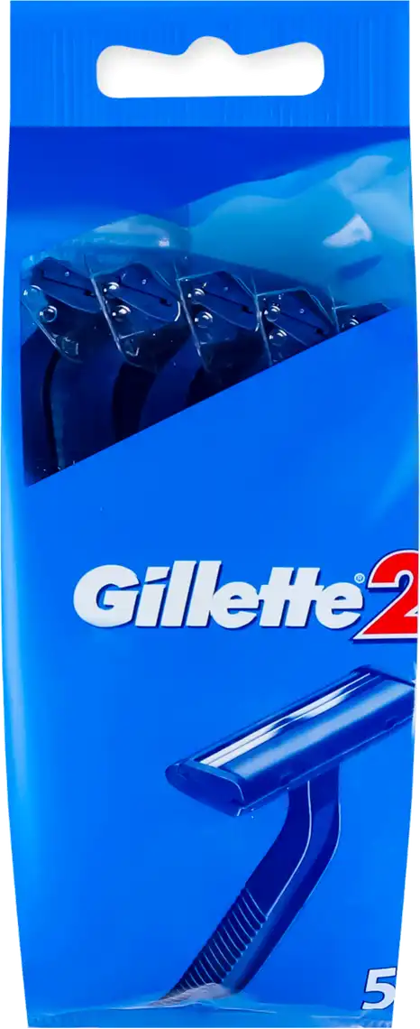Одноразові бритви Gillette 2 чоловічі 5 шт