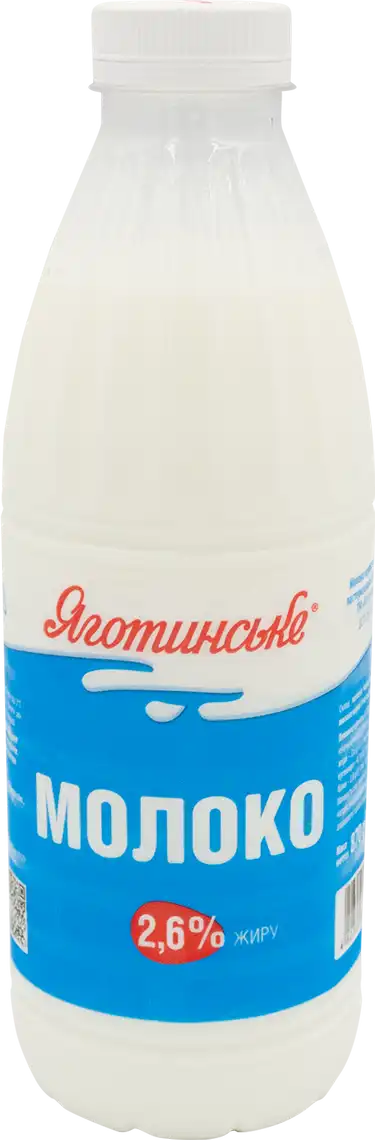 Молоко Яготинське 2.6% пастеризоване 870 г