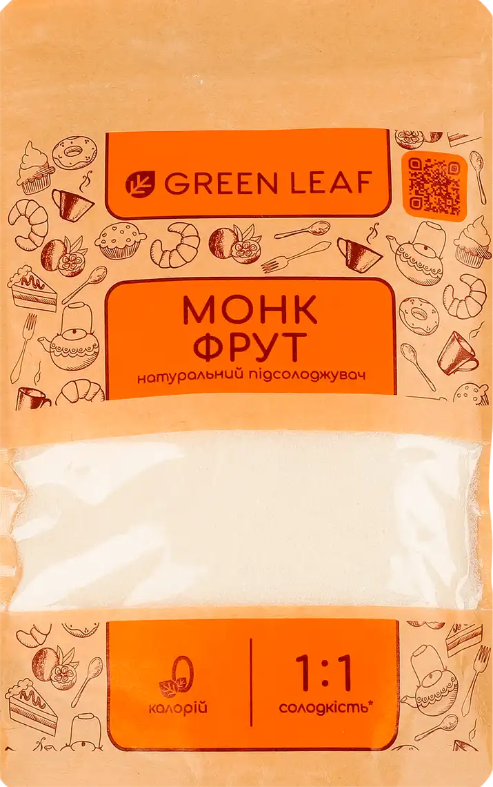 Монк фрут Green Leaf з натуральним підсолоджувачем 250 г