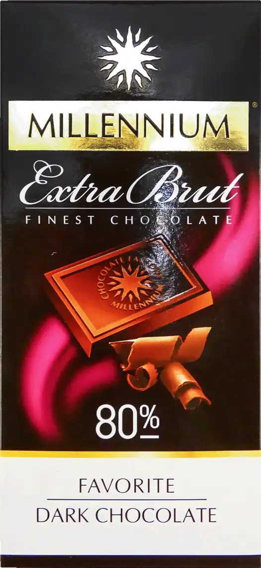 Шоколад Millennium Favorite 80% чорний 100 г