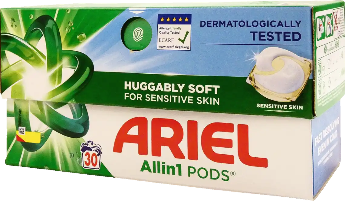 Гель-капсули Ariel Pods All-in-1 Sensitive Skin 30 шт