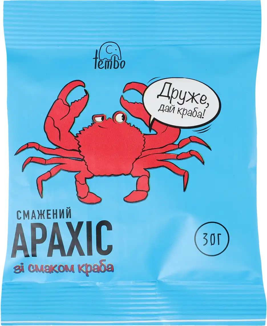 Арахіс Tembo зі смаком краба 30 г