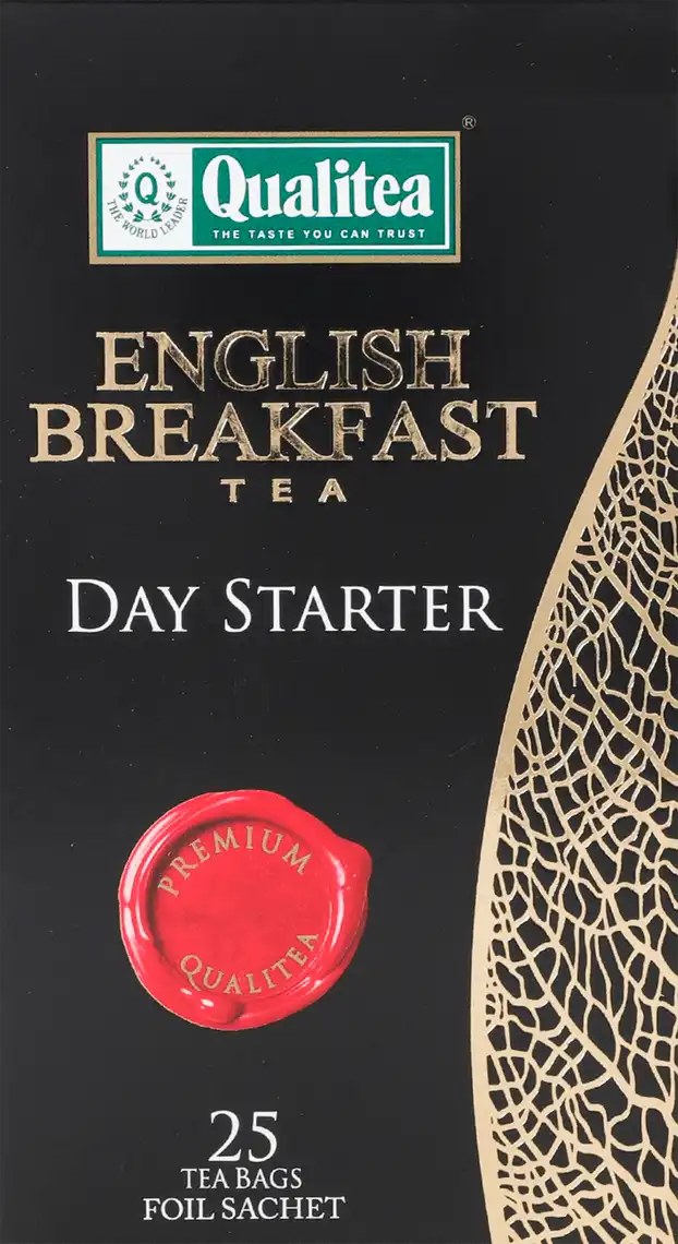 Чай Qualitea English Breakfast Tea чорний 25 пакетів по 2 г