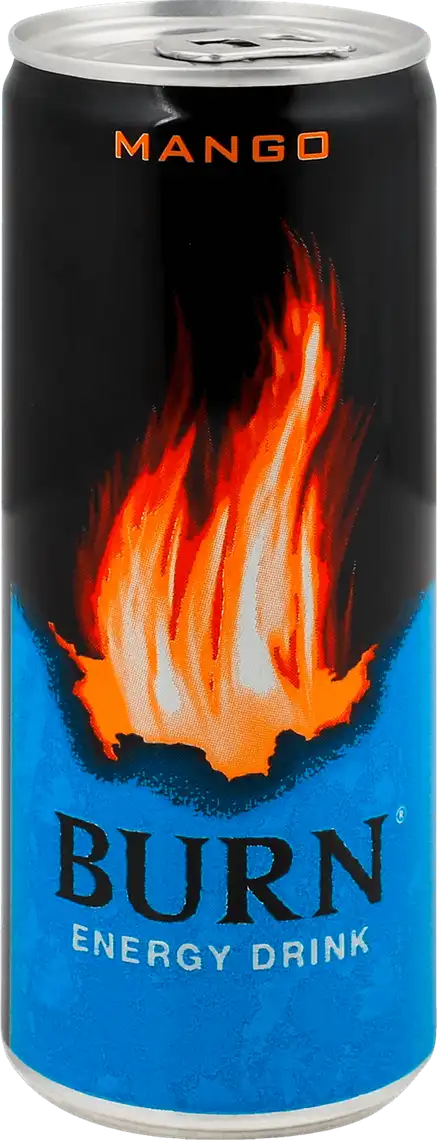 Напій Burn Манго енергетичний безалкогольний сильногазований 0.25 л