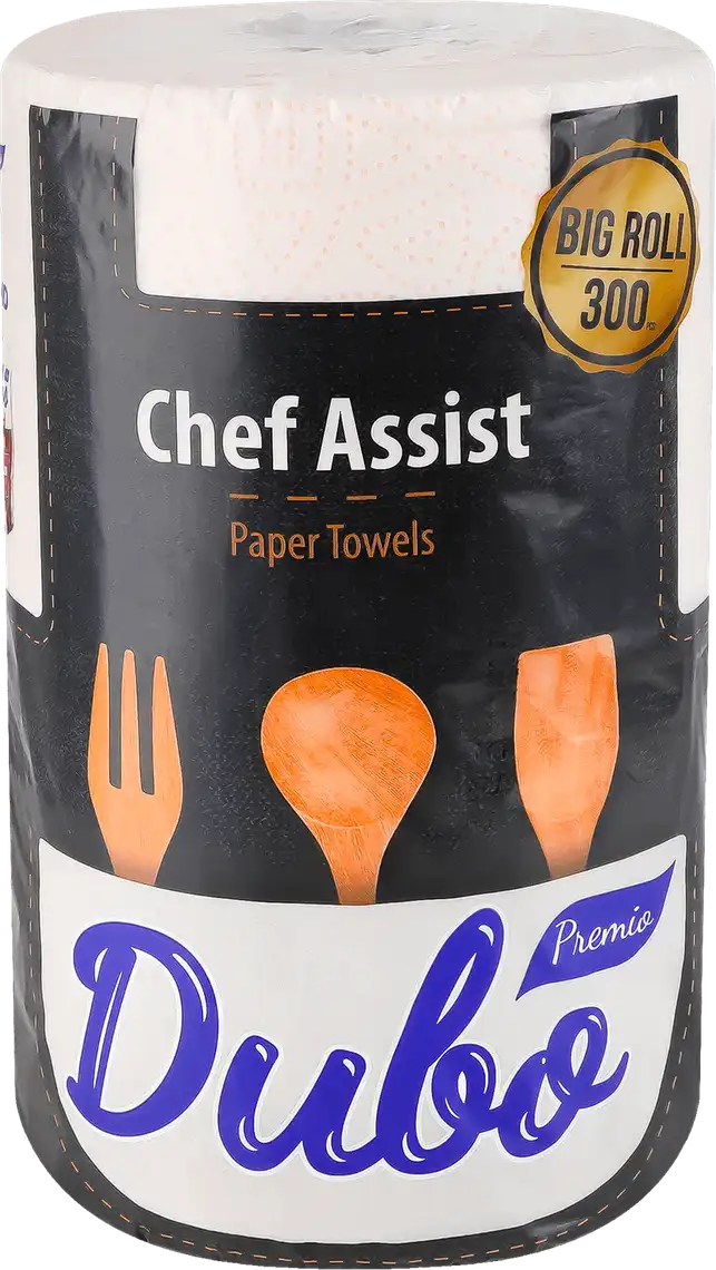 Рушники паперові Диво Premio Chef Assist тришарові 1 шт.