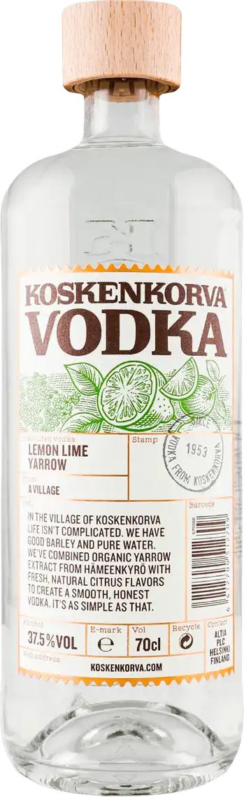 Напій алкогольний Koskenkorva Lemon Lime 37,5% 0,7 л