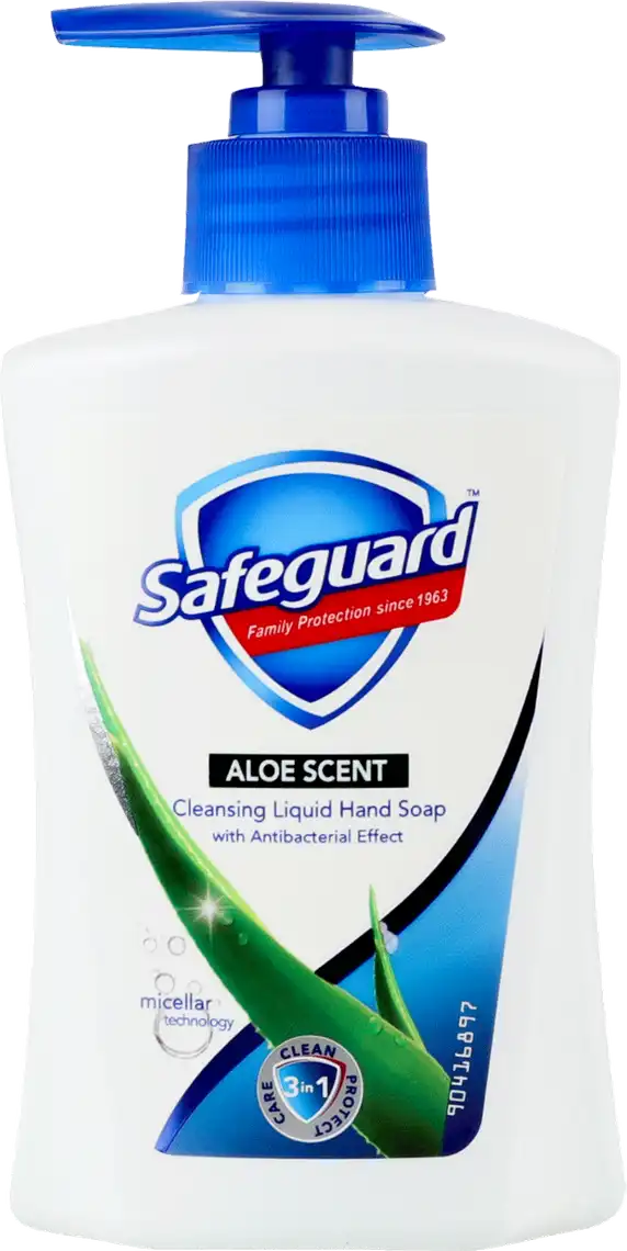 Рідке мило Safeguard Ніжний догляд з Алое антибактеріальне 225 мл
