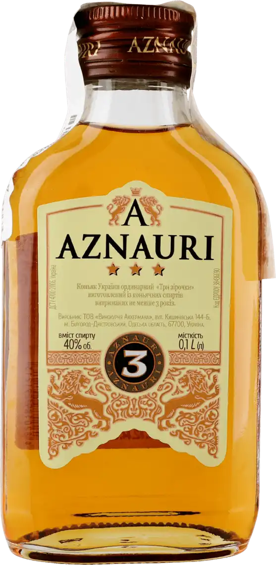 Коньяк Aznauri 3 роки 40% 0.1 л