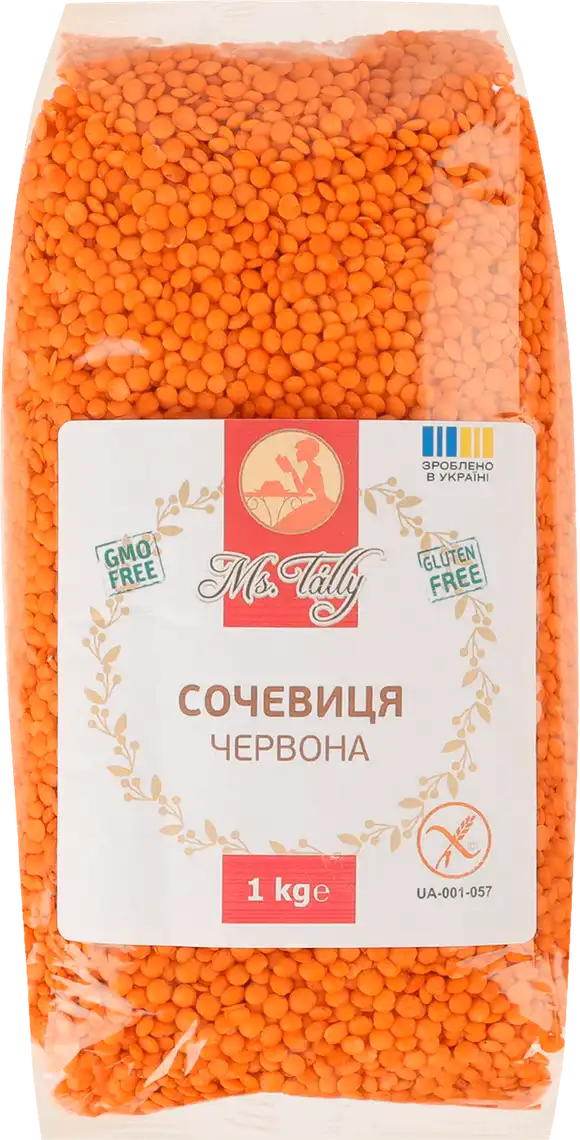 Сочевиця червона Ms.Tally без глютену 1 кг