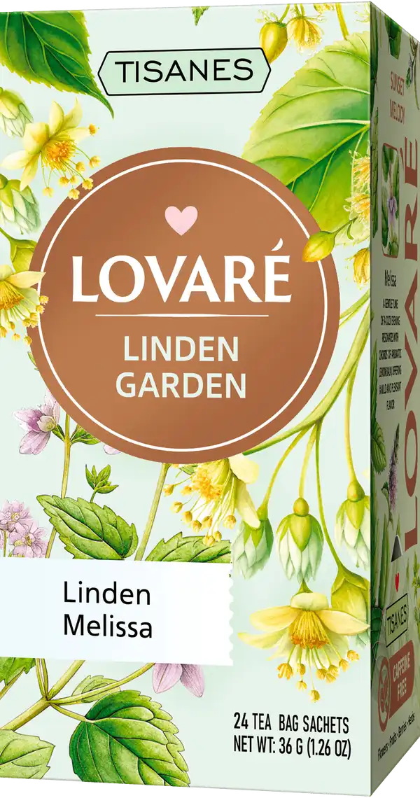 Чай трав'яний Lovare Linden Garden Tisanes 24х1,5 г