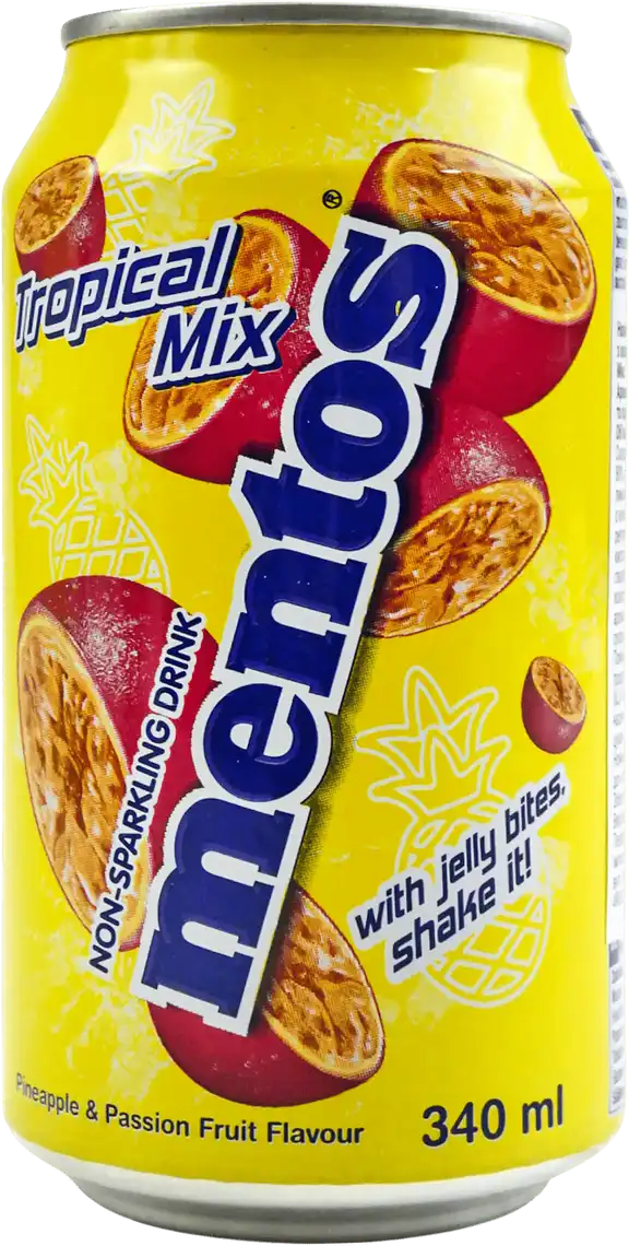 Напій Mentos Tropical Mix з кокосовим желе негазований 340 мл
