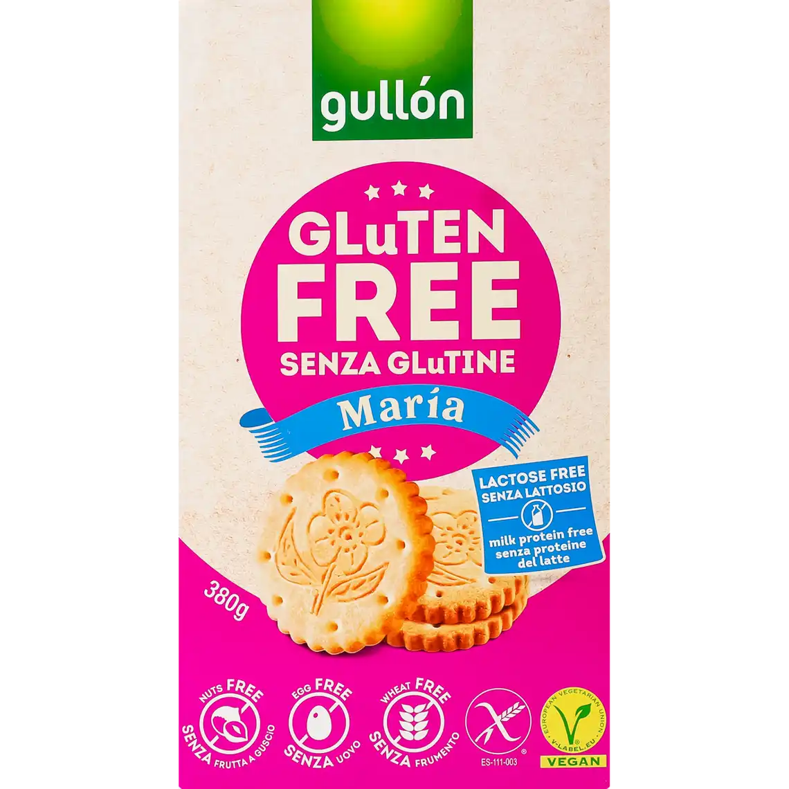 Печиво Gullon Maria без глютена 380 г