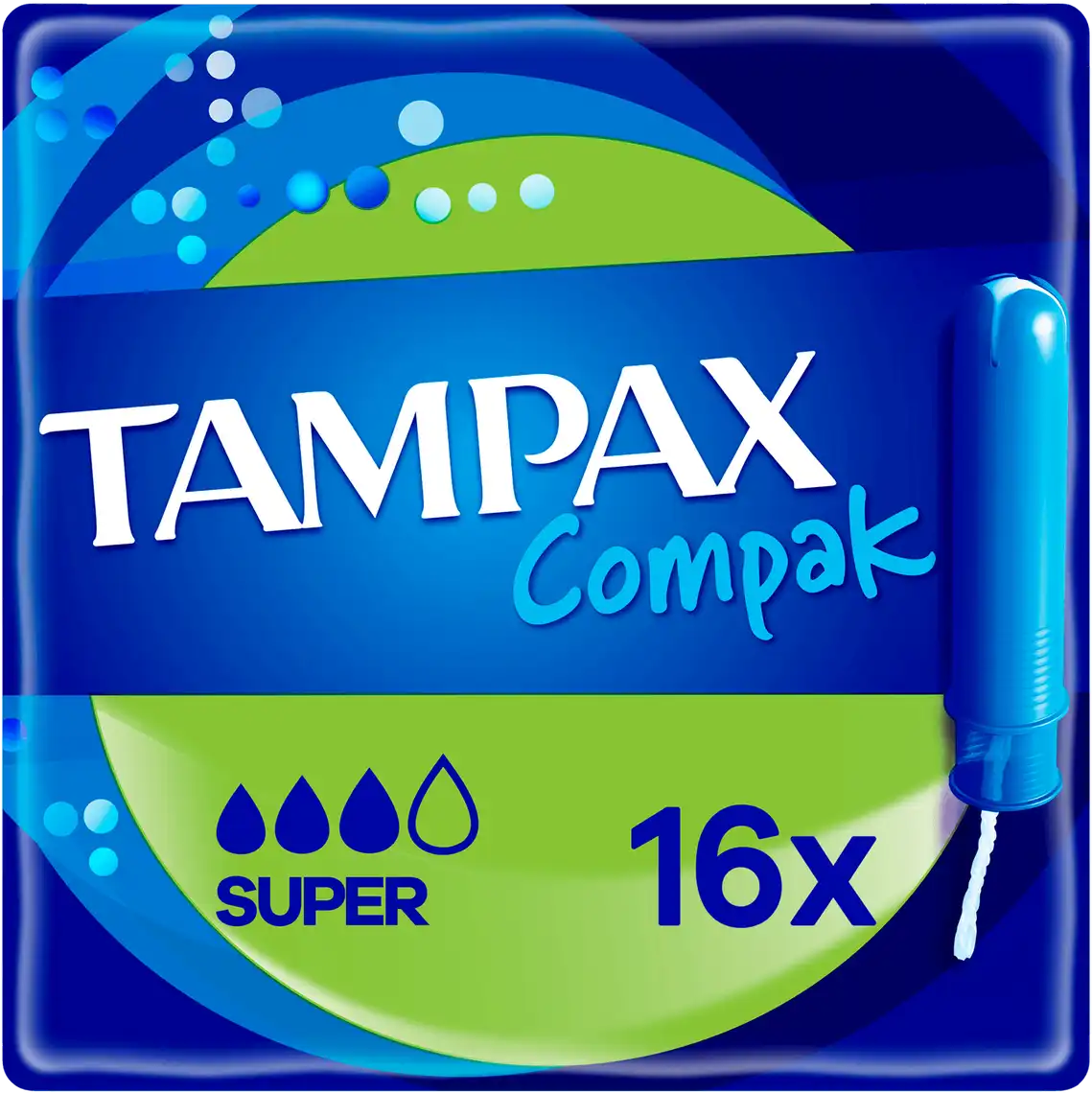 Тампони гігієнічні Tampax Compak Супер Duo 16 шт