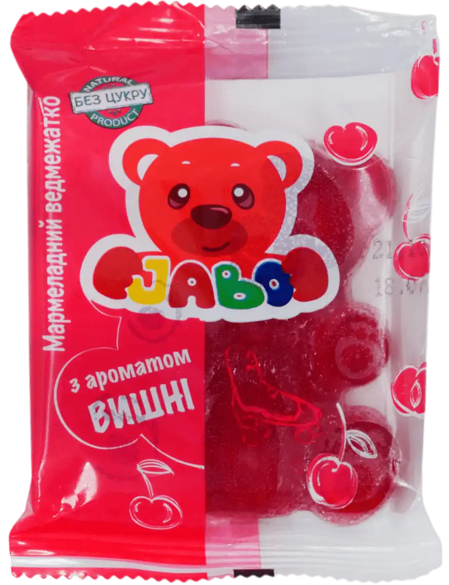 Мармелад Jabo Вишня без цукру 90 г