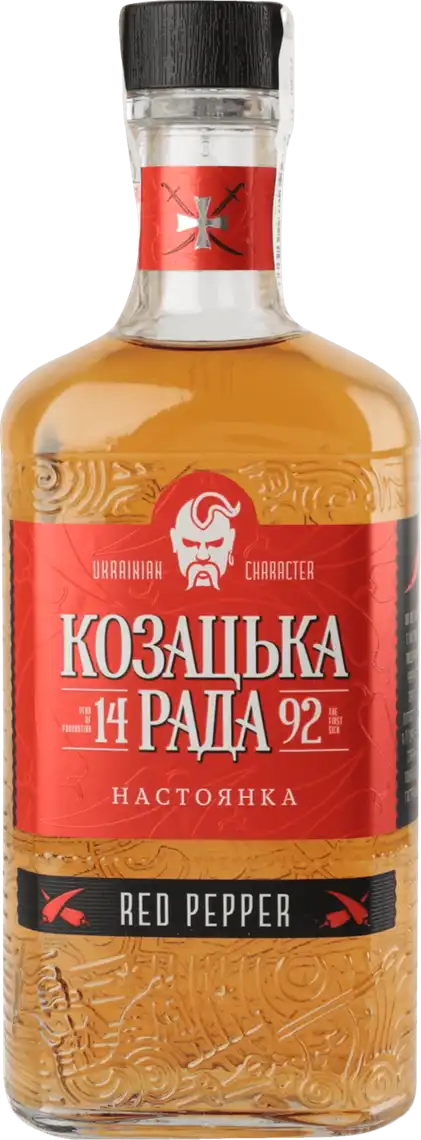 Настоянка Козацька Рада Перцева 40% 0.5 л