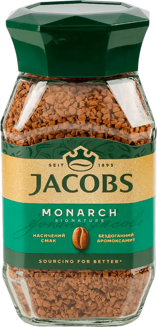 Кава натуральна розчинна сублімована Jacobs Monarch 95 г