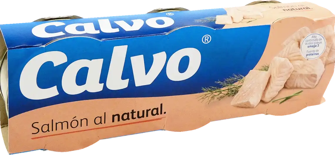 Лосось Calvo у власному соку 3 шт по 80 г