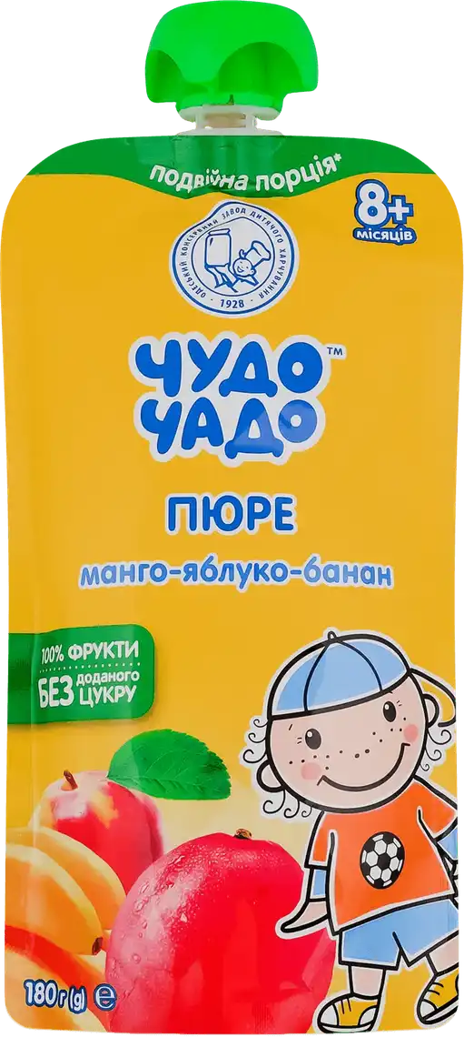 Пюре Чудо-Чадо Манго-яблуко-банан 180 г