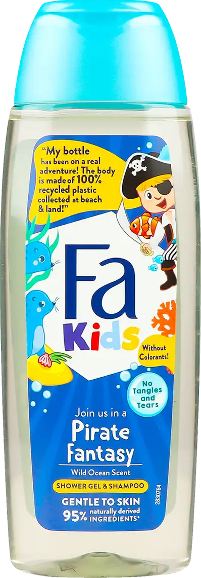 Гель для душу Fa Kids Хоробрий пірат для хлопчиків 250 мл