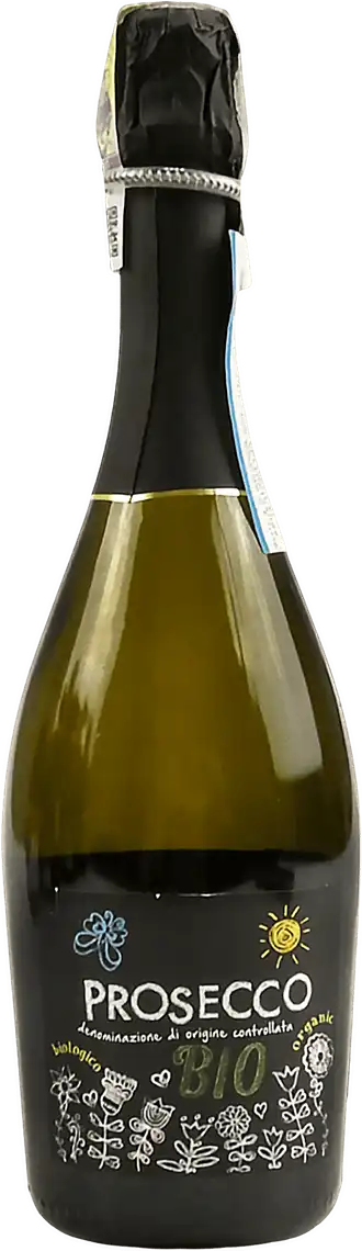 Вино ігристе Villa degli Olmi Prosecco DOC BIO Spumante біле екстра сухе 0,75 л