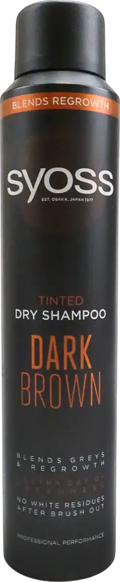Сухий шампунь Syoss Dark Brown 200 мл