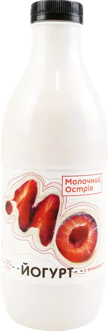 Йогурт Молочний Острів Вишневий 1.5% 900 г