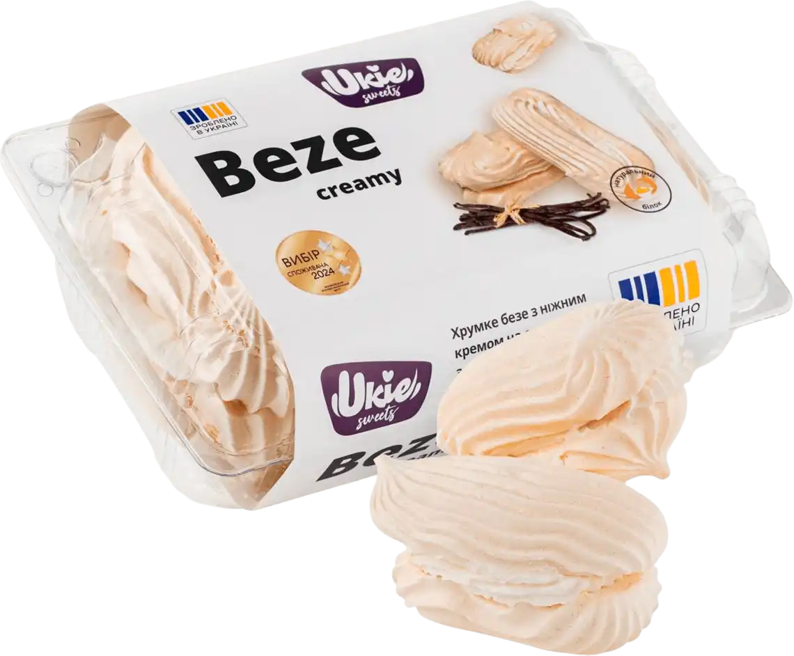 Тістечко Ukie Sweets Безе-крем 140 г