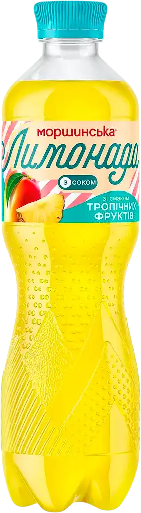 Напій Моршинська Лимонада Тропічні фрукти слабогазований 500 мл