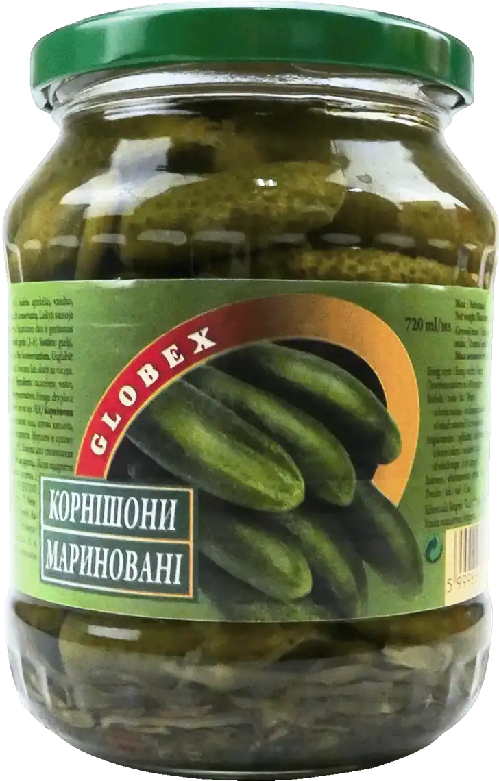 Корнішони Globex мариновані 680 г