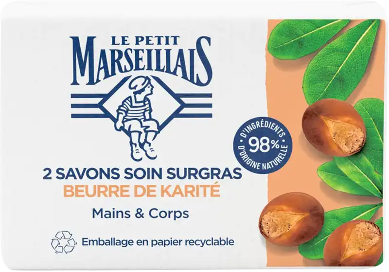 Мило Le Petit Marseillais з олією ши 2x100 г