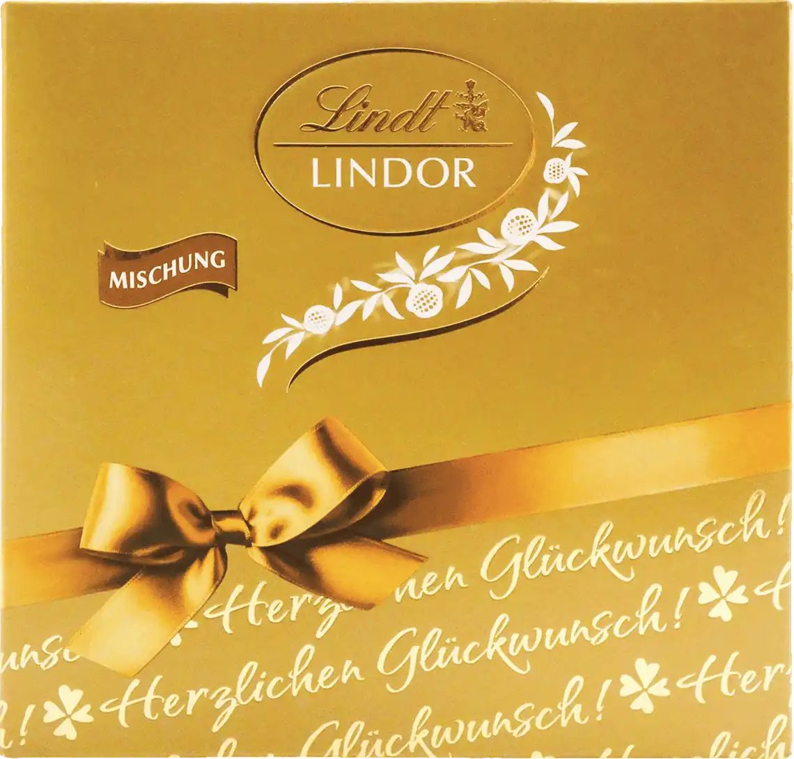Цукерки Lindt Lindor Gold асорті 187 г