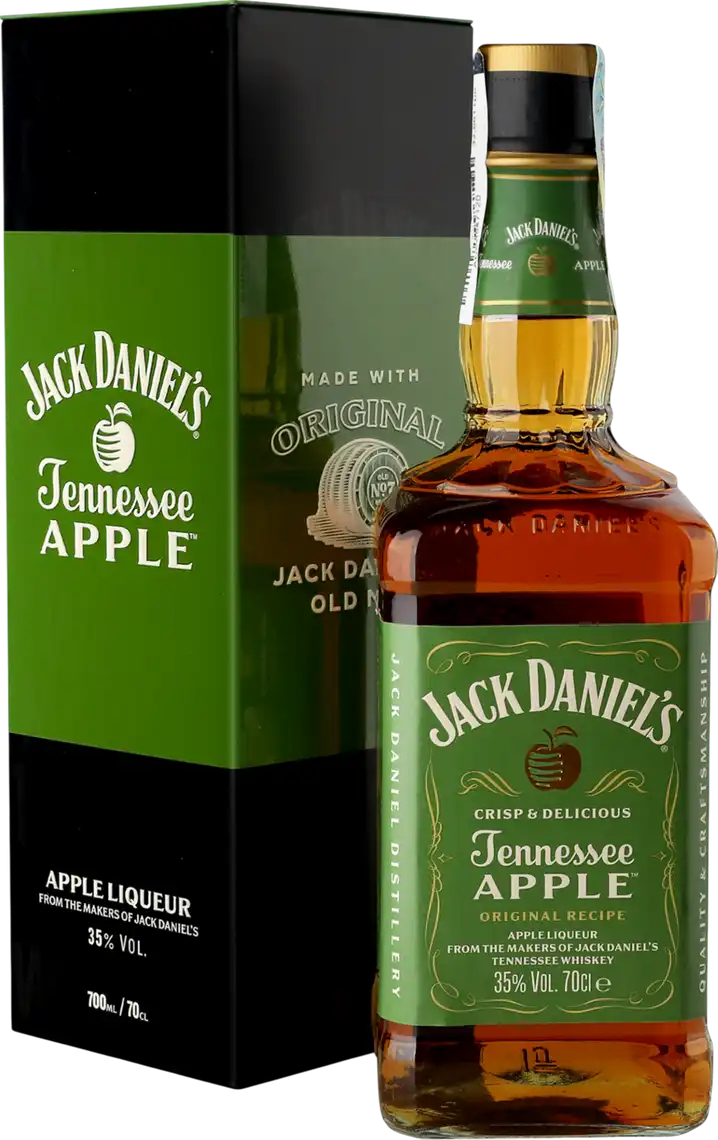 Віскі-лікер Jack Daniel's Apple в металевій коробці 0.7 л