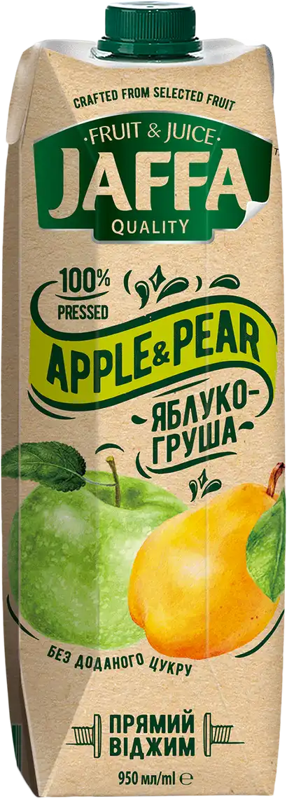 Сік Jaffa Яблучно-грушевий 950 мл