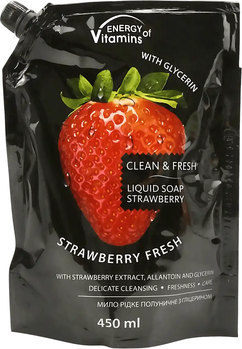 Рідке мило Energy of Vitamins Полуничне 450 мл