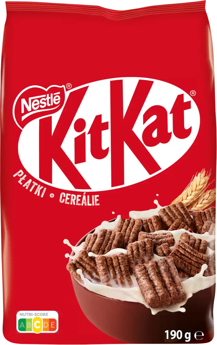 Сніданок сухий KitKat з молочним шоколадом 190 г
