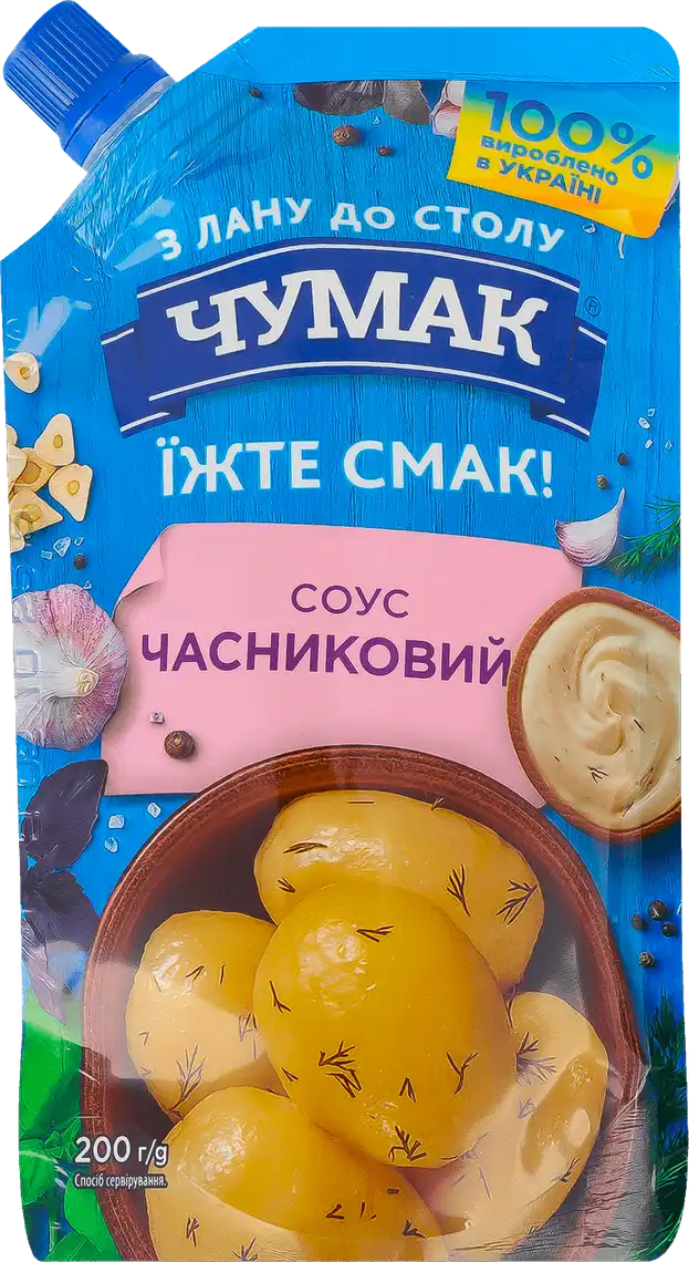 Соус Чумак часниковий 200 г